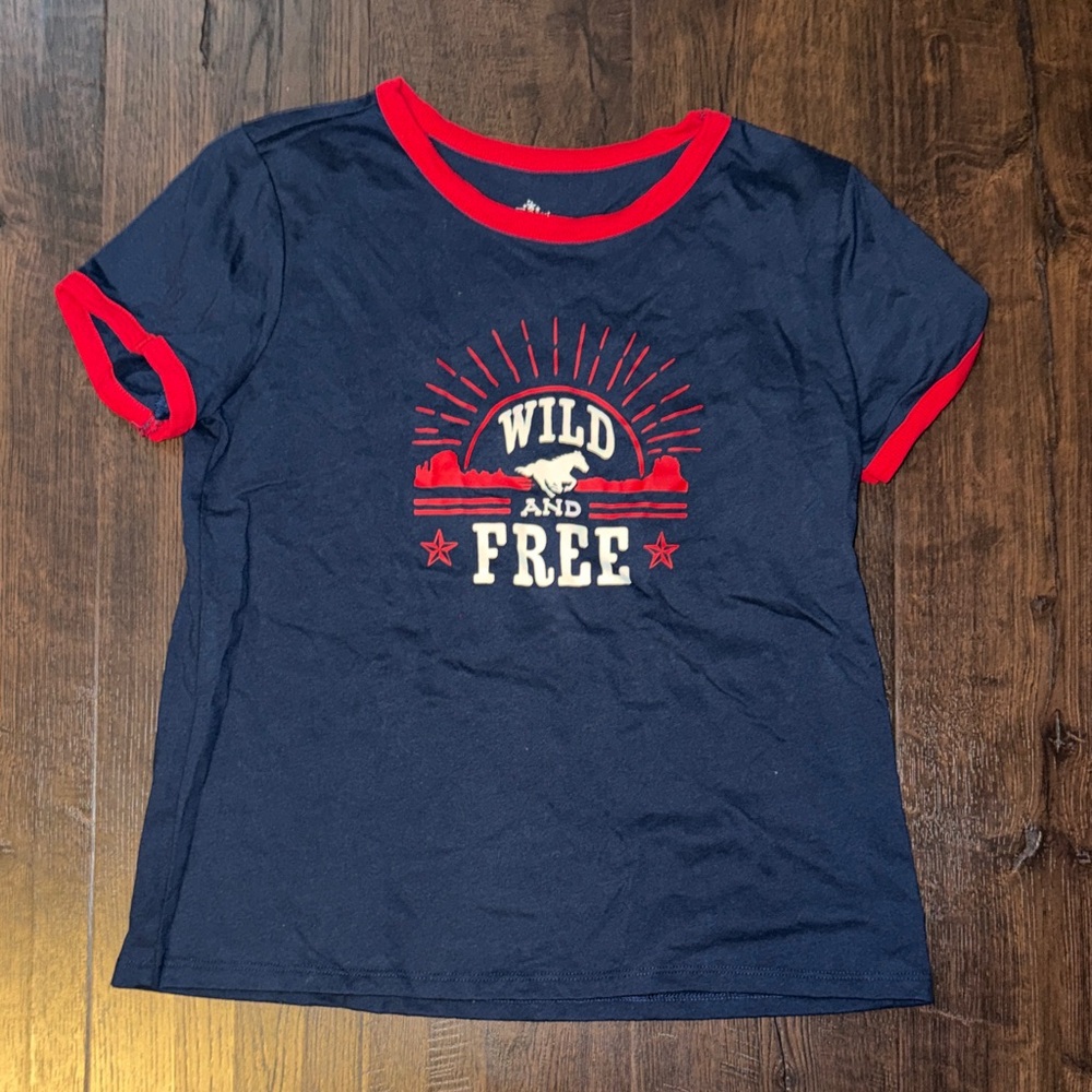 Celebrate It Kids T-Shirt - Navy and Red